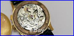 18k 750 boitier or chronographe venus 170 Exactus ancienne montre breitling mov