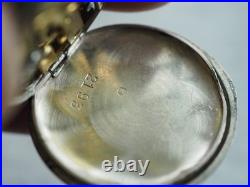 2 Montres Gousset Ancien Art Nouveau Antique Silver Pocket Watches