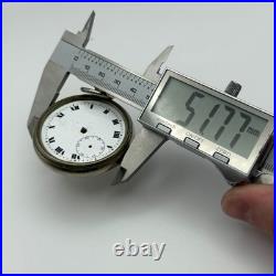 51mm Course Revue Gt Cal 30 Ancien 15 Bijou Poche Montre Mouvement Pièces Repair