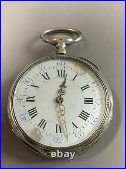 70gr Montre à Gousset De Poche En Argent Ancien à réviser bijou ancien argent