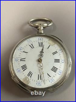 70gr Montre à Gousset De Poche En Argent Ancien à réviser bijou ancien argent