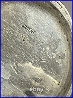 70gr Montre à Gousset De Poche En Argent Ancien à réviser bijou ancien argent