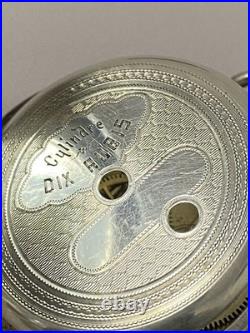 70gr Montre à Gousset De Poche En Argent Ancien à réviser bijou ancien argent