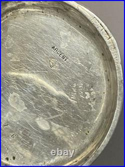 70gr Montre à Gousset De Poche En Argent Ancien à réviser bijou ancien argent