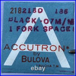 ACCUTRON BY BULOVA? #218-218D #186 new old stock Noir Tuning Fork Spacer. 07M/M