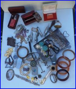 Ancien Bijoux Montre Et Petite Brocante Fond De Tiroir