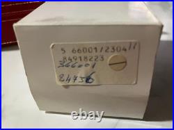 Ancien Boîtier de Montre Cartier Boîte Vide Cuir Carré Rangement Cadeau Bijou