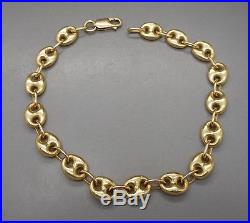 Ancien Bracelet en or 18 carats (grains de café)