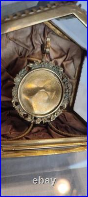 Ancien Coffret Porte Montre Bijou Napoleon III