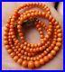 Ancien-Collier-Perle-Corail-Bijou-Napoleon-Antique-Orange-Coral-Bead-Necklace-01-ao