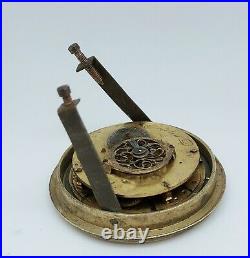 Ancien Mouvement A Coq Outin Geneve Pendule À Réviser Pendule Old Clock Watch