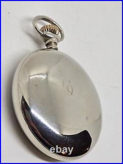 Ancien Waltham 1892' Crescent Saint'Chemin de Fer Grade 21 Bijou Homme RR Poche