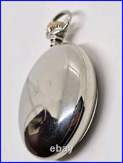 Ancien Waltham 1892' Crescent Saint'Chemin de Fer Grade 21 Bijou Homme RR Poche