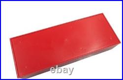 Ancien boitier boite vide montre omega rouge rangement cadeau bijoux