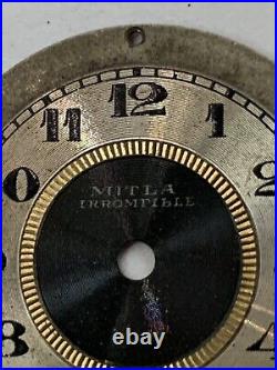 Ancien cadran de montre de poche incassable Mitla