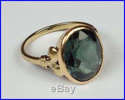 Ancienne Bague Or 8 Carats Taille 55 Antique Gold Ring 8K Size 7 / 7.5 Vintage