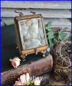 Ancienne Boite Bijoux Porte Montre Napoleon III Verres Biseaute