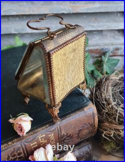 Ancienne Boite Bijoux Porte Montre Napoleon III Verres Biseaute