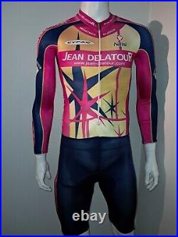 Ancienne COMBI NALINI T2 JEAN DELATOUR MONTRES BIJOUX CYFAC Cycling Team Vélo