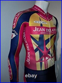 Ancienne COMBI NALINI T2 JEAN DELATOUR MONTRES BIJOUX CYFAC Cycling Team Vélo