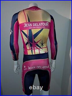 Ancienne COMBI NALINI T2 JEAN DELATOUR MONTRES BIJOUX CYFAC Cycling Team Vélo