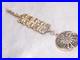 Ancienne-Chaine-De-Montre-Gousset-Col-Chtelaine-Plaque-Or-Bijoux-Jewel-01-hg