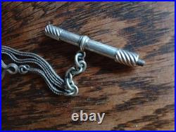 Ancienne Châtelaine Argent Massif Sanglier XIX°s Montre Gousset Bijou Ancien 39g