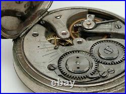 Ancienne Montre De Gousset Seconde Centrale Fonctionne Old Pocket Watch