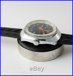 Ancienne Montre De Plongee Yema Racing Etanche Vintage Diving Watch
