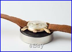 Ancienne Montre Lip Chronomètre En Or Massif 18k Huge Lugs Vintage Gold Watch
