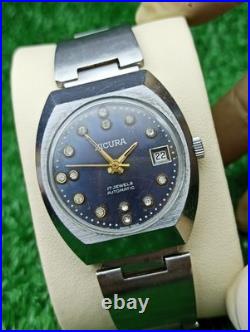 Ancienne Montre SICURA Automatique 17 Bijoux Années 60 Vintage Authentique