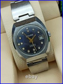 Ancienne Montre SICURA Automatique 17 Bijoux Années 60 Vintage Authentique