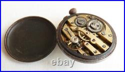 Ancienne Montre de boutonnière du 19e siècle acier antique watch