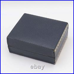 Ancienne boîte de rangement Ebel montre bleue bijoux présentoir cadeau