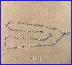 Ancienne chatelaine / chaine de montre à gousset argent massif filigrané Bijoux