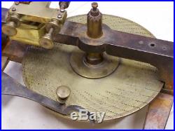 Ancienne machine à diviser Taillage horloger Wheel cutting Zahnradteilmaschine 3