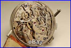 Ancienne montre CHRONOGRAPHE DOXA 1940 VALJOUX 22 tout ACIER vintage watch
