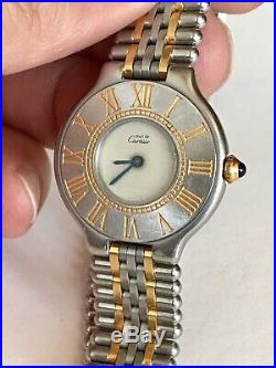 Ancienne montre Must de CARTIER Quartz Vintage