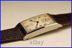 Ancienne montre OMEGA T17 en ACIER 1938 ART DECO Vintage watch STEEL CASE