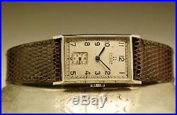 Ancienne montre OMEGA T17 en ACIER 1938 ART DECO Vintage watch STEEL CASE