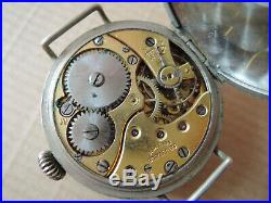Ancienne montre PATRIA militaire WWI old watch military as Omega for repair