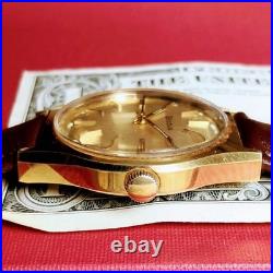 Ancienne montre-bracelet Bulova à remontage manuel 17 bijoux boîtier ton or b