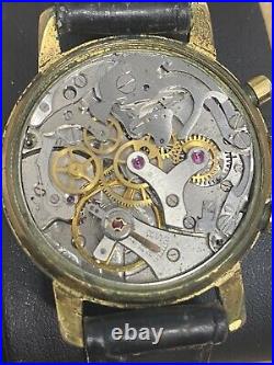 Ancienne montre chronographe Homme Céline mouvement 188, vintage chrono 1960
