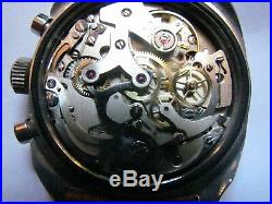 Ancienne montre chronographe yema monza valjoux 7730
