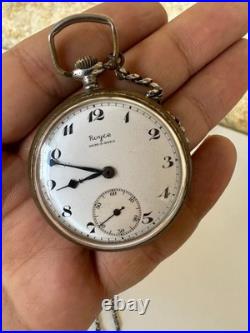 Ancienne montre de poche Royce 15 bijoux fabrication suisse remontage