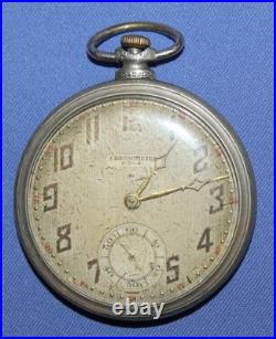 Ancienne montre de poche suisse chronomètre 15 bijoux