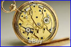 Ancienne montre gousset Répétition SONNERIE OR 18K 1830 SOLID GOLD pocket watch