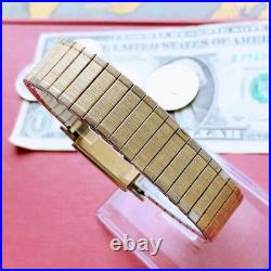 Ancienne montre homme Bulova remontage manuel 21 bijoux plaqué or années 50