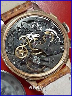 Ancienne montre homme Chronograph MERIDA Suisse VENUS 175 fonctionne omega