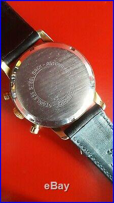 Ancienne montre homme Chronograph NAPPEY BESANÇON RARE Valjoux 7734